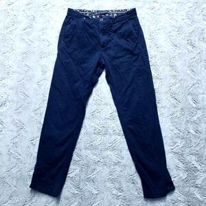 Cactus Man Khakis Pants Mens 30x30 Blue Slim Straight Dark Wash
